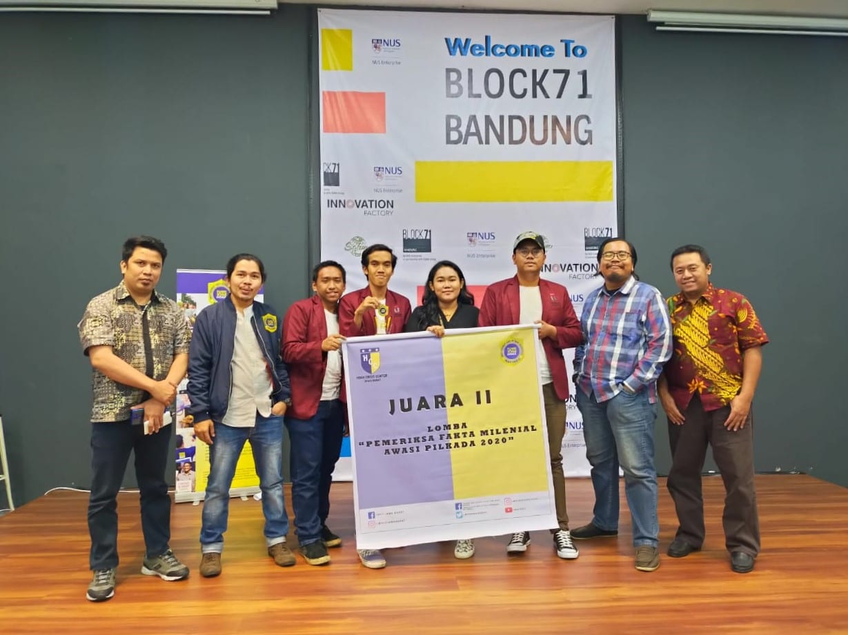 Mahasiswa Digital Public Relations Juara 2 Pemeriksa Fakta Milenial Awasi Pilkada 2020