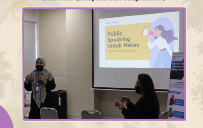 Universitas Telkom Melaksanakan Pengabdian Masyarakat terhadap rumah sakit Oetomo Bandung dengan tema “Pelatihan Public Speaking untuk Nakes (Tenaga Kesehatan)”