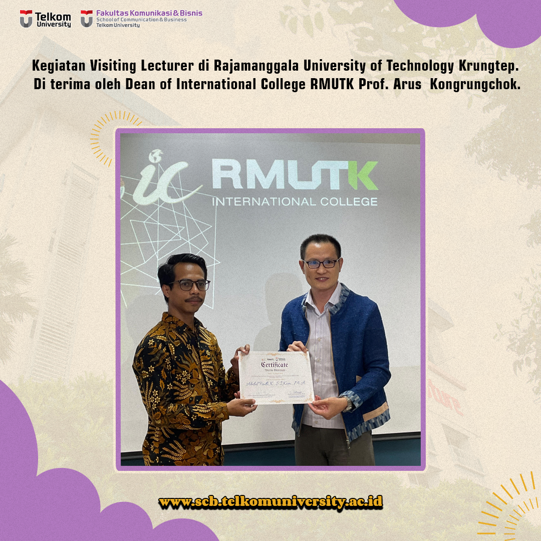 Menjadi Visiting Lecturer di Rajamanggala University of Technology Krungtep: Berbagi Ilmu dalam Skala Internasional