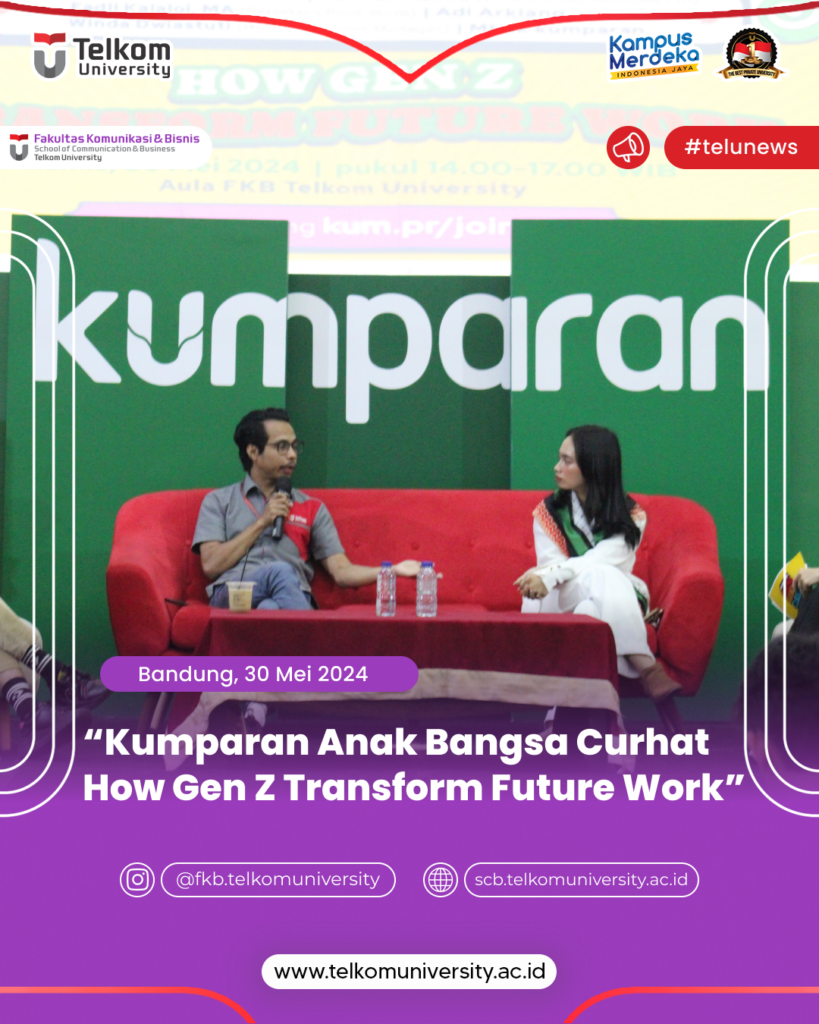 Kegiatan Diskusi “How Gen Z Transform Future Work” bersama Kumparan di Telkom University