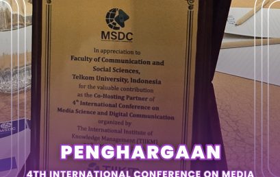 [FKS RECEIVES PARTNER RECOGNITION AWARD AT THE 4th INTERNATIONAL CONFERENCE ON MEDIA SCIENCE AND DIGITAL COMMUNICATION]