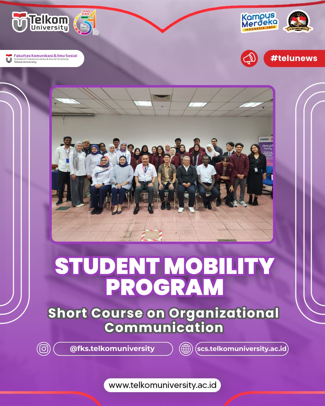 Telkom University Students Participate in Student Mobility Program at Multimedia University, Malaysia Telkom University Students Participate in Student Mobility Program at Multimedia University, Malaysia