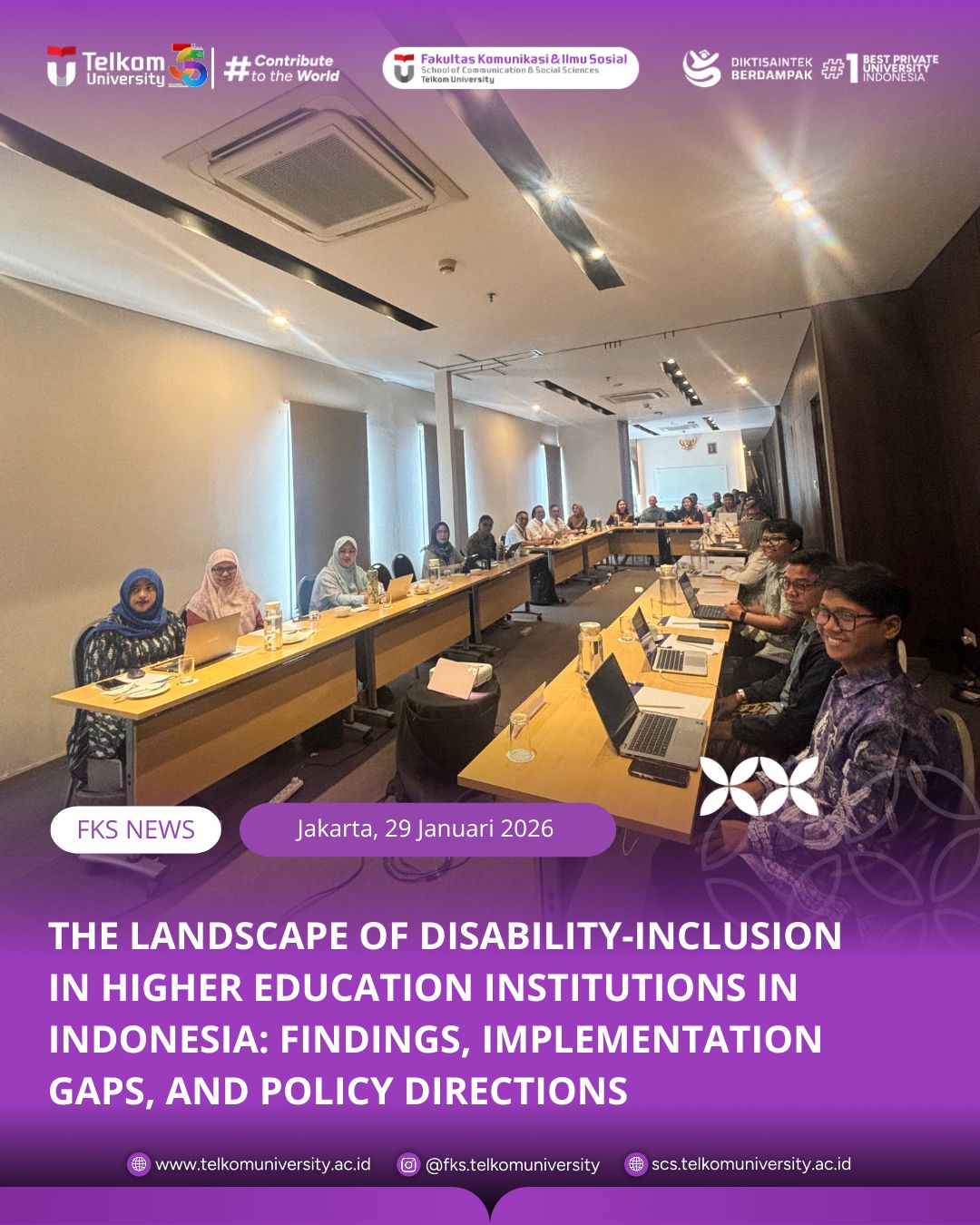  i-DEA Hub Gelar Diskusi Multi-Stakeholder: Perkuat Kebijakan Inklusi Disabilitas di Pendidikan Tinggi Indonesia