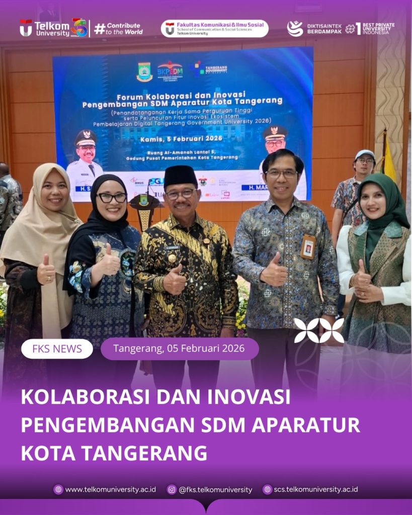 Akselerasi Kompetensi ASN, FKS Universitas Telkom dan Pemkot Tangerang Luncurkan Ekosistem Pembelajaran Digital