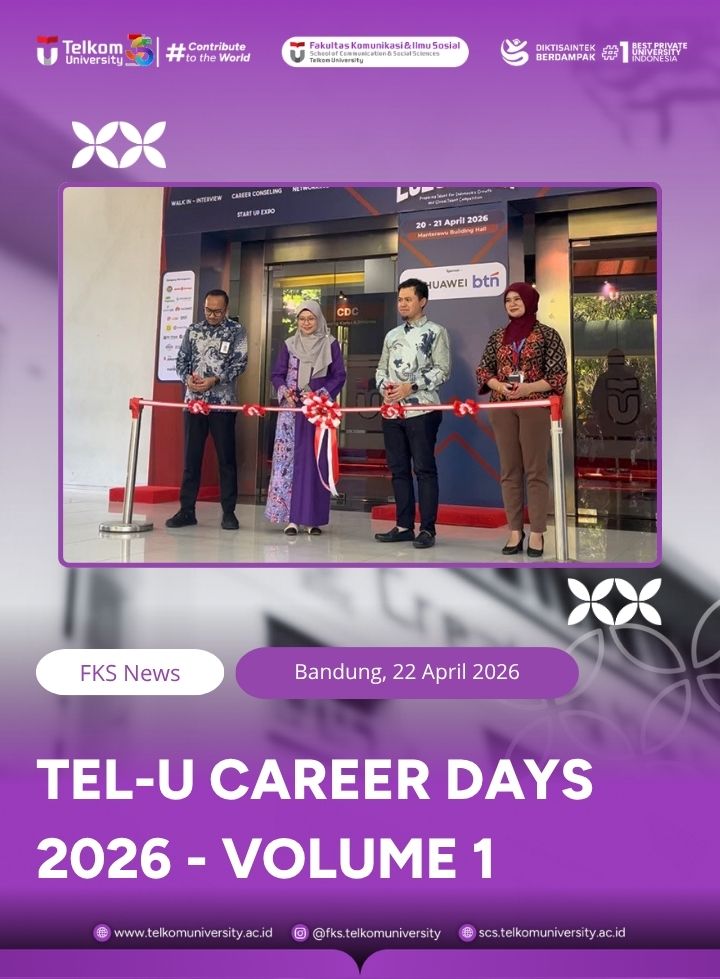 Buka Peluang Masa Depan, Telkom University Career Days 2026 Volume 1 Sukses Digelar