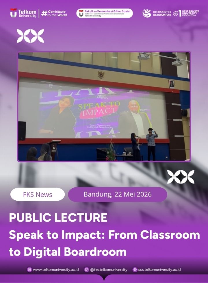 Persiapkan Mahasiswa Hadapi Era Digital, FKS Gelar Public Lecture “Speak to Impact”
