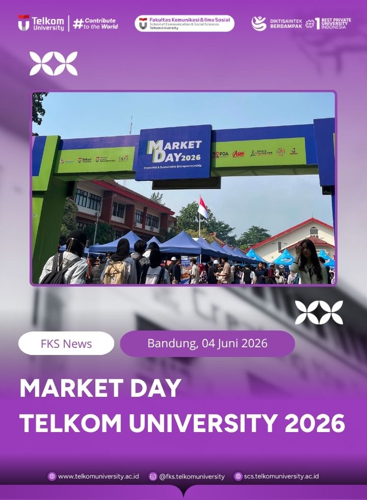 Wadah Kreativitas dan Inovasi, Telkom University Sukses Gelar Market Day 2026