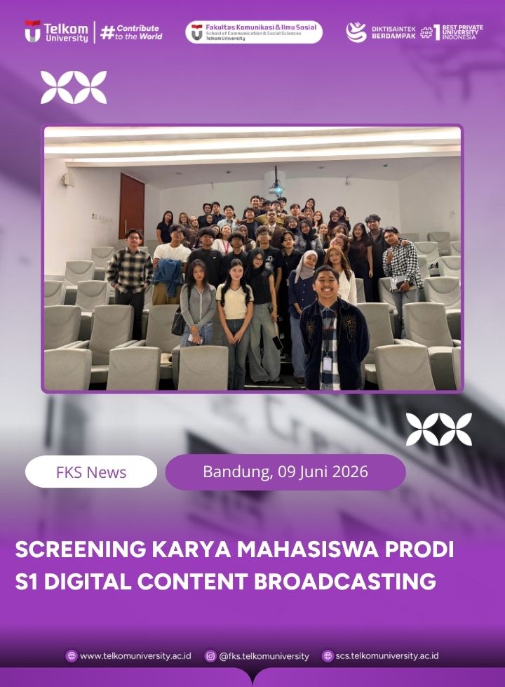 Wadah Inovasi Media, Prodi S1 Digital Konten Broadcasting Gelar Screening Karya Mahasiswa