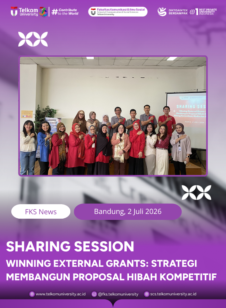 FKS Telkom University Gelar Sharing Session, Siapkan Akademisi Tembus Hibah Riset Digital Society